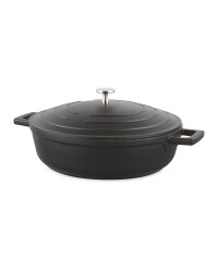 Shallow Black Casserole Dish