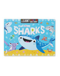 Shark Giant Colouring Poster Pad