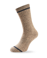 Short Wool Fishing Socks - Brown