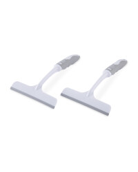 Kirkton House Shower Wiper 2 Pack - Grey