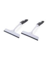 Kirkton House Shower Wiper 2 Pack - Charcoal