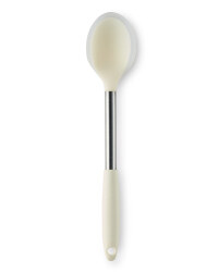 Silicone  Deep Spoon - Cream