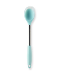 Silicone Corner Spoon - Blue