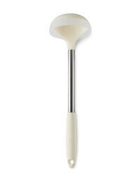 Silicone Kitchen Ladle - Cream