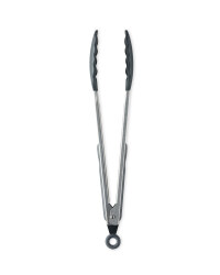 Silicone Kitchen Tong - Grey