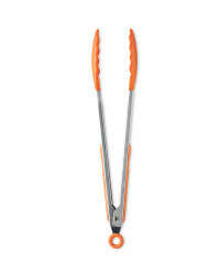 Silicone Kitchen Tong - Orange