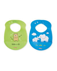 Animals Silicone Bib 2 Pack