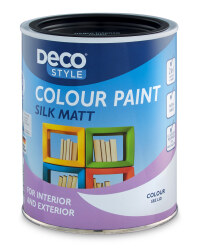 Silk Matt Paint 1L - Deep Black
