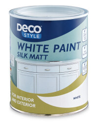 Silk Matt White Paint 1L