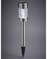 Silver Solar Bollard Stakelight