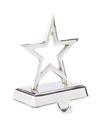 Silver Star Stocking Holder
