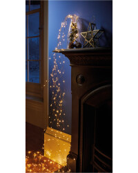 Silver Wire Waterfall Lights