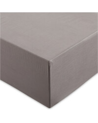 Single 100% Cotton Fitted Sheet - Dark Grey