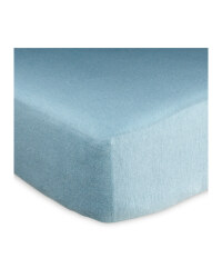 Kirkton House Single Fitted Sheet - Blue