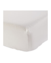 Single Easy Care Fitted Sheet - White