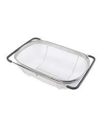 Extendable Sink Colander - Black