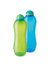 Sistema Hydration Bottles 2 Pack - Blue/Green