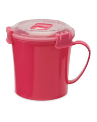 Sistema Microwave Soup Mug - Pink