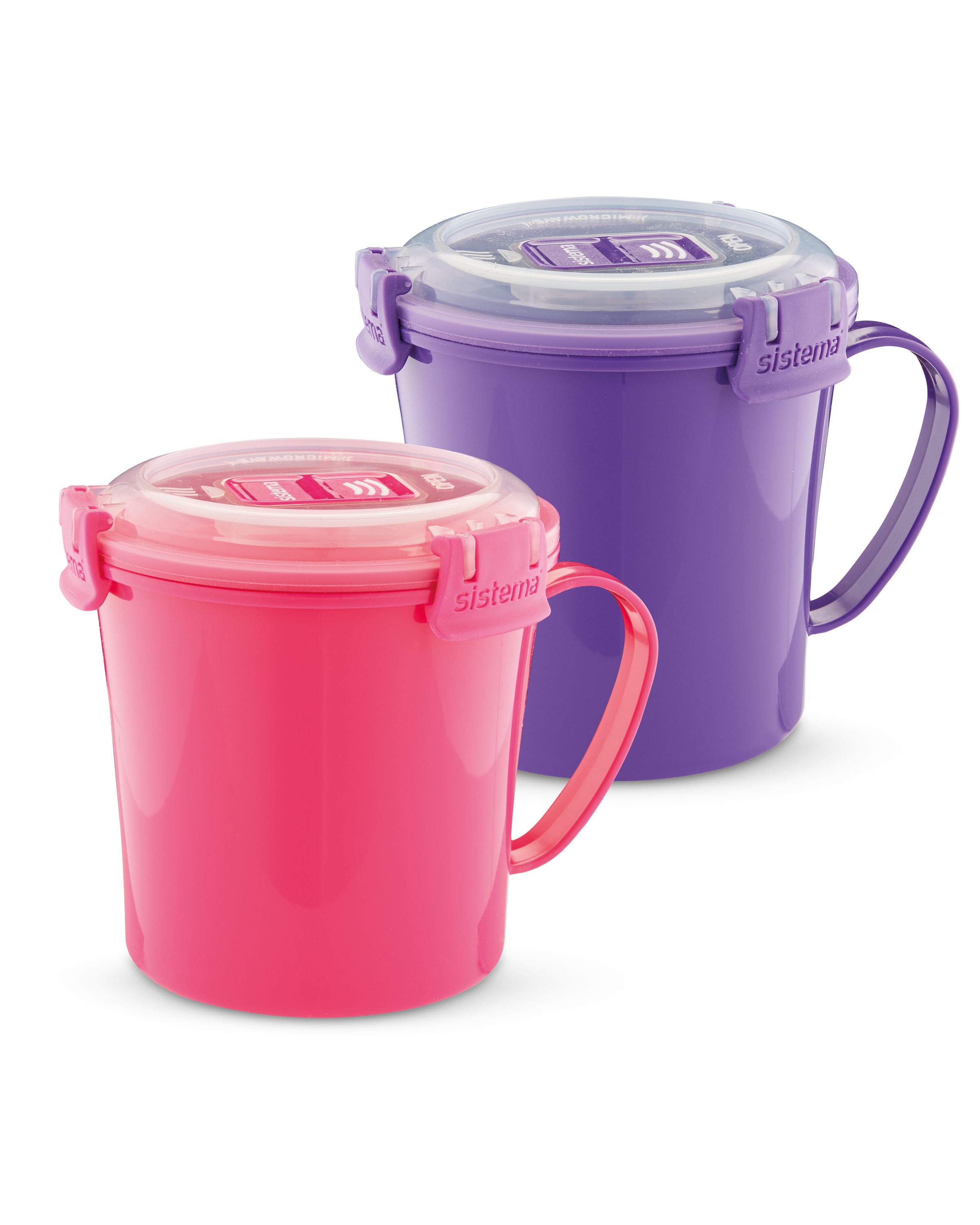 Sistema Snack buckets - 2-Pack - Portion pod - 210 mL - Turquoise/Purple