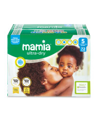Mamia Size 5 Nappies 72 Pack
