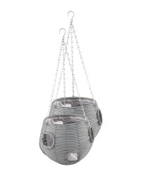 Slate Ball Hanging Basket 2 Pack