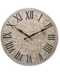 Limestone Outdoor Wall Clock