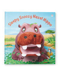 Sleepy Hippo Hand Puppet Book