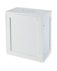 Slimline Bathroom Storage Unit - White