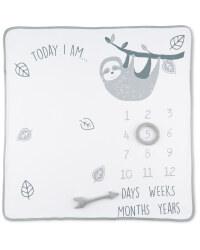 Sloth Baby Milestone Blanket