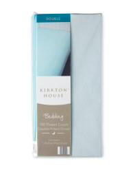 Kirkton House Double Fitted Sheet - Blue