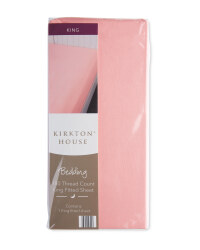 Kirkton House King Fitted Sheet - Pink