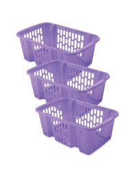 Small Basket Set - 3 Pack - Violet