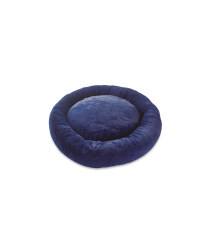 Small Dog/Cat Bed - Navy Short Pile