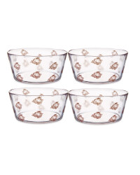 Small Flower Bowls 4-Pack