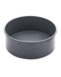 Small Marble Effect Round Bakeware - Black