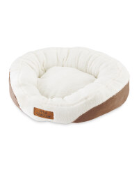 Small Oval Pet Bed - Brown