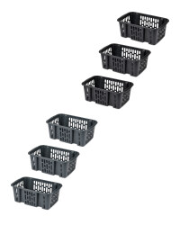 Small Plastic Basket 3 Pack