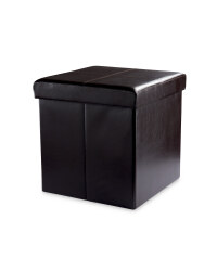 Small Storage Pouffe - Brown