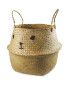 Smiley Bunny Seagrass Storage Basket