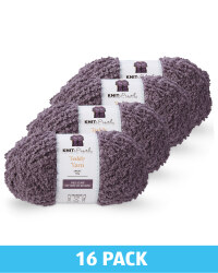 Smoke Teddy Yarn 16 Pack