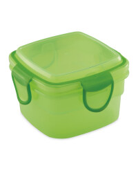 Green Square Snack Container