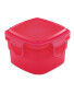 Pink Square Snack Container