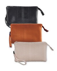 Snake Skin Clutch Bag