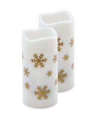 Snowflake Candle Projector 2 Pack