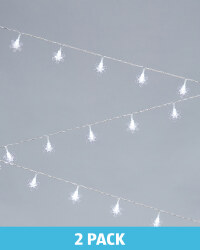 Snowflakes Battery Lights 2 Pack