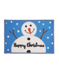 Snowman Washable Mat