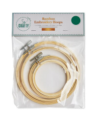 So Crafty 4 Bamboo Embroidery Hoops