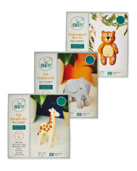 So Crafty Animal Craft Kit 3 Pack