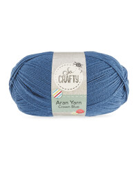 So Crafty Aran Yarn - Crown Blue
