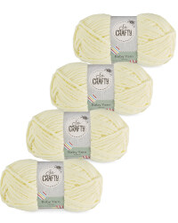 So Crafty Baby Yarn 4-Pack - Yellow